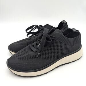 Nordstrom Rack Lesley Sneaker Shoes Lace-Up Women's Black Size US10M EU41